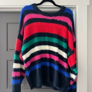 a new day Multicolor Striped Sweater